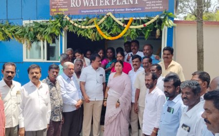 ಆರೋಗ್ಯಕರ ಸಮಾಜಕ್ಕೆ ಶುದ್ಧ ನೀರು ಅಗತ್ಯ: ಶಾಸಕಿ ರೂಪಕಲಾ ಅವರಿಂದ ನೀರಿನ ಘಟಕ ಲೋಕಾರ್ಪಣೆ