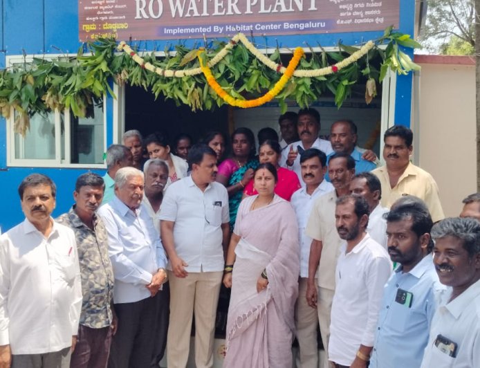 ಆರೋಗ್ಯಕರ ಸಮಾಜಕ್ಕೆ ಶುದ್ಧ ನೀರು ಅಗತ್ಯ: ಶಾಸಕಿ ರೂಪಕಲಾ ಅವರಿಂದ ನೀರಿನ ಘಟಕ ಲೋಕಾರ್ಪಣೆ