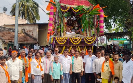 ರಾಮಸಾಗರದಲ್ಲಿ ವೈಭವದಿಂದ ನಡೆದ ಶ್ರೀ ಚೆನ್ನಕೇಶವ ಸ್ವಾಮಿ ಬ್ರಹ್ಮರಥೋತ್ಸವ 