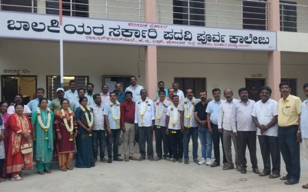 ಶಿಕ್ಷಕರು ನಾವೆಲ್ಲ ಒಂದೇ: ಪ್ರಾಥಮಿಕ ಶಾಲಾ ಶಿಕ್ಷಕರ ಸಂಘದ  ನೂತನ ಅಧ್ಯಕ್ಷ ನಾರಾಯಣಸ್ವಾಮಿ 