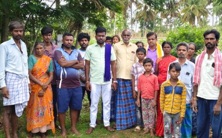 ಕೊಡಿಗೇಹಳ್ಳಿ ದಲಿತರ ಸ್ಮಶಾನ ಜಮೀನಿಗಾಗಿ ಜೈಭೀಮ್ ಶ್ರೀನಿವಾಸ್ ಆಗ್ರಹ