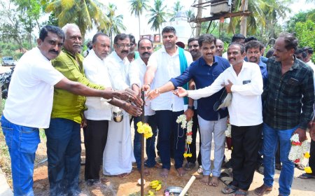 "ಮೇಲುಕೋಟೆ ಕ್ಷೇತ್ರದ  ಗಾಣದಾಳು ಹಾಗೂ ಚಂದಗಾಲು ಗ್ರಾಮಗಳ ರಸ್ತೆ ಅಭಿವೃದ್ಧಿ  ಕಾಮಗಾರಿ ಚಾಲನೆ"