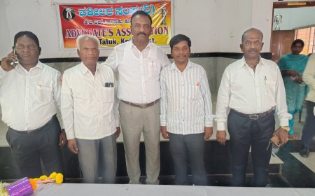 ವಕೀಲರ ಸಂಘದ ಅಧ್ಯಕ್ಷರು ಎಸ್. ಎನ್. ರಾಜಗೋಪಾಲಗೌಡರ ಹುಟ್ಟುಹಬ್ಬ ಅದ್ದೂರಿ ಆಚರಣೆ 