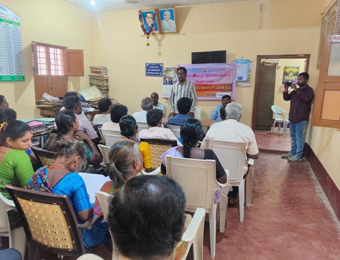 ಶ್ರೀನಿವಾಸಸಂದ್ರ: ಗ್ರಾಮ ಪಂಚಾಯಿತಿಯಲ್ಲಿ ಯಶಸ್ವಿಯಾಗಿ ಜರುಗಿದ ನೀರಿನ ಅದಾಲತ್’ ಕಾರ್ಯಕ್ರಮ