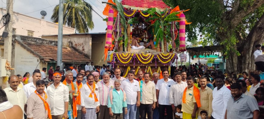 ರಾಮಸಾಗರದಲ್ಲಿ ವೈಭವದಿಂದ ನಡೆದ ಶ್ರೀ ಚೆನ್ನಕೇಶವ ಸ್ವಾಮಿ ಬ್ರಹ್ಮರಥೋತ್ಸವ 