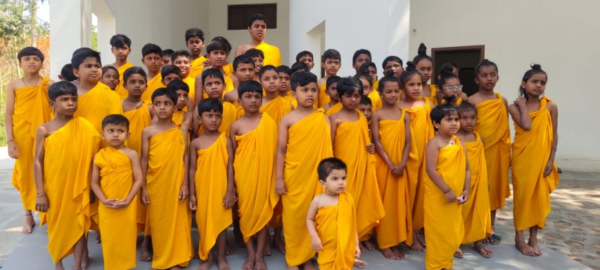 ನೂರು ಮಕ್ಕಳ ನಡಿಗೆ ಬುದ್ಧ ಮಾರ್ಗದ ಕಡೆಗೆ ಎನ್ನುವ ಧ್ಯೇಯದೊಂದಿಗೆ ಕಾರ್ಯಕ್ರಮ