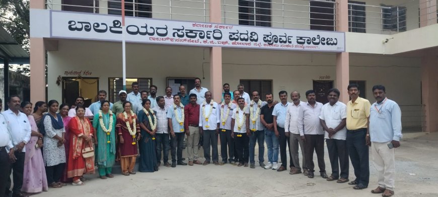 ಶಿಕ್ಷಕರು ನಾವೆಲ್ಲ ಒಂದೇ: ಪ್ರಾಥಮಿಕ ಶಾಲಾ ಶಿಕ್ಷಕರ ಸಂಘದ  ನೂತನ ಅಧ್ಯಕ್ಷ ನಾರಾಯಣಸ್ವಾಮಿ 