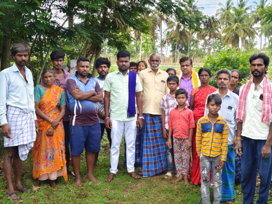 ಕೊಡಿಗೇಹಳ್ಳಿ ದಲಿತರ ಸ್ಮಶಾನ ಜಮೀನಿಗಾಗಿ ಜೈಭೀಮ್ ಶ್ರೀನಿವಾಸ್ ಆಗ್ರಹ