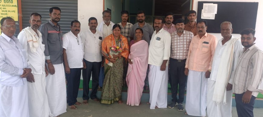 ಬಾನಹಳ್ಳಿ ಪಿಎಸಿಸಿ ಬ್ಯಾಂಕ್ ಉಪಾಧ್ಯಕ್ಷರಾಗಿ ಮಹೇಶ್ವರಿ ನಟರಾಜ್ ಅವಿರೋಧ ಆಯ್ಕೆ 