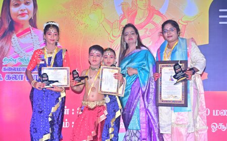 ತಮಿಳುನಾಡಿನ ಹೊಸೂರಿನಲ್ಲಿ ಅದ್ದೂರಿ ಭರತನಾಟ್ಯ ನೃತ್ಯ ಪ್ರದರ್ಶನದ ಮೂಲಕ ಎಲ್ಲಾರ ಮನಗೆದ್ದ ಶ್ವೇತಾಂಜಲಿ ಭರತನಾಟ್ಯ ಶಾಲೆ