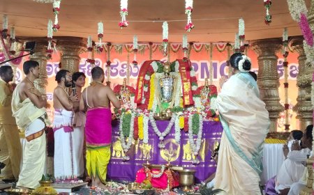 ಭವ್ಯ ಶ್ರೀನಿವಾಸ ಕಲ್ಯಾಣೋತ್ಸವ: ಅದ್ಧೂರಿಯಾಗಿ ನಡೆದ ಶ್ರೀನಿವಾಸ ಕಲ್ಯಾಣೋತ್ಸವ