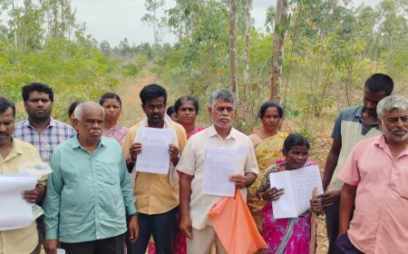 ಭೂಮಿ ತಾಯಿ ನಂಬಿ ಬದುಕುವ ನಮಗೆ ನಕಲಿ ದಾಖಲೆ ಸೃಷ್ಟಿಸುವ ಅವಶ್ಯಕತೆ ಇಲ್ಲ ರೈತ ಸಂಪತ್ ಕುಮಾರ ಮಾಜಿ ಶಾಸಕ ವೈ ಸಂಪಂಗಿ ಆರೋಪ ಸತ್ಯಕ್ಕೆ ದೂರ ಶೀಘ್ರದಲ್ಲೇ ಮಾಜಿ ಶಾಸಕರ ಭೂ ಅಕ್ರಮಗಳ ದಾಖಲೆ ಬಿಡುಗಡೆ ರೈತರ ಎಚ್ಚರಿಕೆ
