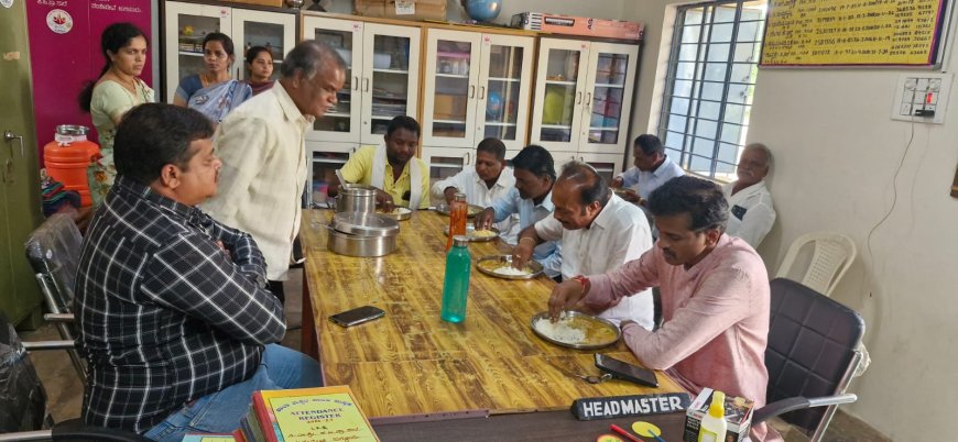 ಮಾಜಿ ಶಾಸಕರಾದ ಹೆಚ್.ಪಿ.ರಾಜೇಶ್ ಸಂತೆ ಪೇಟೆ ಶಾಲೆಗೆ ದಿಡೀರ್ ಬೇಟಿ