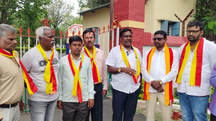 ಕನ್ನಡ ಮಾತನಾಡಿ ಇಲ್ಲದಿದ್ದರೆ ಇಲ್ಲಿಂದ ತೋಲಗಿ ಕರ್ನಾಟಕ ರಕ್ಷಣಾ ವೇದಿಕೆ ಕಾರ್ಯಕರ್ತರ ಖಡಕ್ ಎಚ್ಚರಿಕೆ