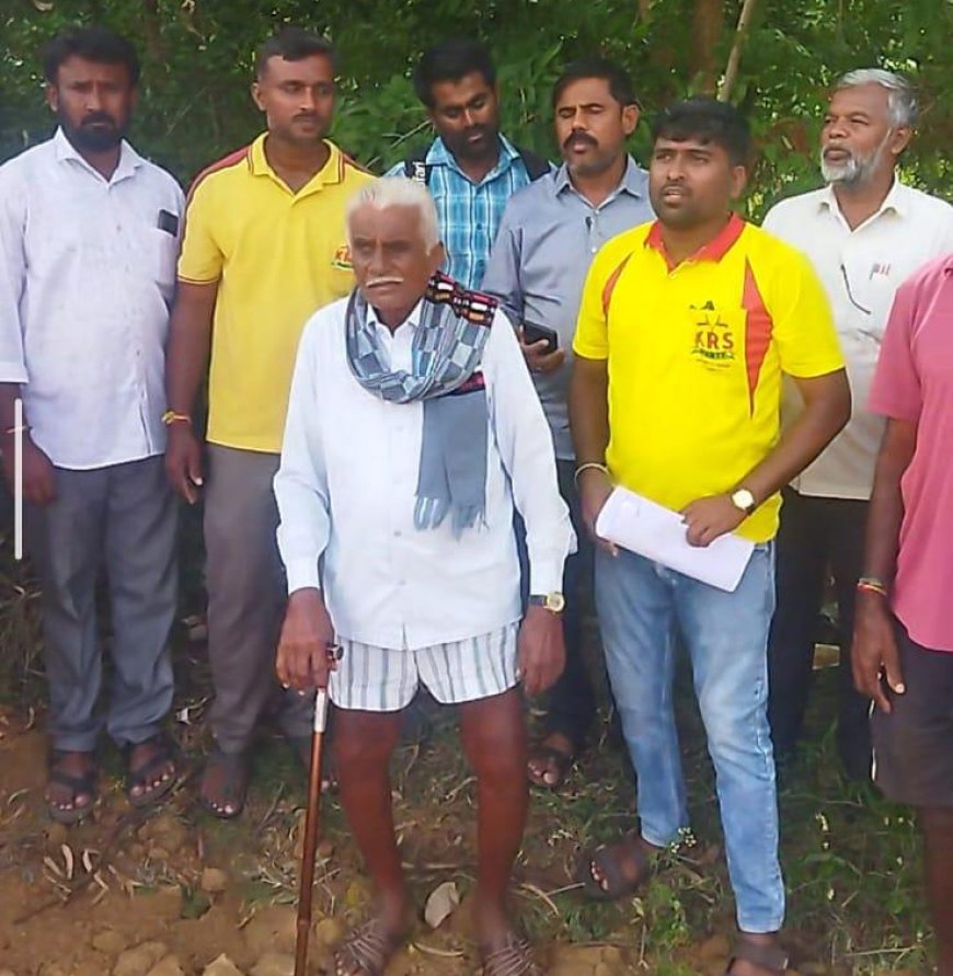 ಕೆ.ಜಿ.ಎಫ್ ತಾಲ್ಲೂಕು 45 ವರ್ಷಗಳ ಕಾಲ ಒತ್ತುವರಿಯಾಗಿದ್ದ ಸರ್ಕಾರಿ ಸ್ಮಶಾನದ ಜಾಗ ಯಶಸ್ವಿಯಾಗಿ ತೆರವು