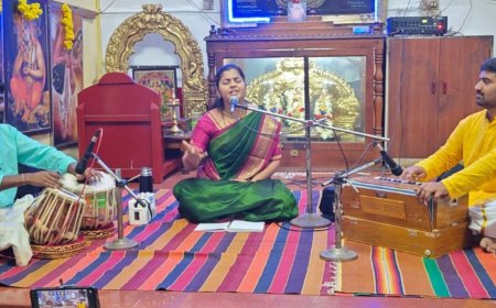 ಪ್ರೇಕ್ಷಕರ ಮನ ಸೆಳೆದ ಸುಷ್ಮಾ ಗಾಯನ 