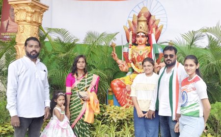 ರಾಮಾನುಜ ರಸ್ತೆಯಲ್ಲಿ 80ನೇ ಸ್ವಾತಂತ್ರ್ಯ ದಿನಾಚರಣೆ: ರಂಜಿತಾ ಸುನೀಲ್ ಕುಮಾರ್ ಸನ್ಮಾನ