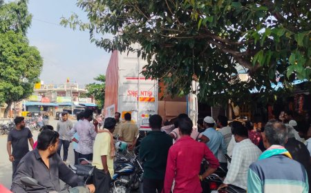 ಜನರಲ್ಲಿ ಆತಂಕ ಮೂಡಿಸಿದ ಕಂಟೈನರ್ ಪೊಲೀಸರ ತಪಾಸಣೆ