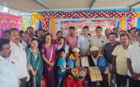 35 ವರ್ಷಗಳ ಶಿಕ್ಷಣ ಸೇವೆಗೆ ನಿವೃತ್ತಿಯ ವಿದಾಯ: ಶ್ರೀನಿವಾಸಪ್ಪರಿಗೆ ಆತ್ಮೀಯ ಬೀಳ್ಕೊಡುಗೆ