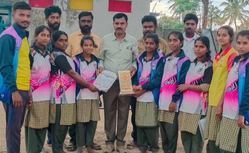 ಕ್ಯಾಸಂಬಳ್ಳಿ ಹೋಬಳಿ ಮಟ್ಟದ ಕ್ರೀಡಾಕೂಟ: ವಾಲಿಬಾಲ್‌ನಲ್ಲಿ ಬಾಲಕಿಯರಿಗೆ ಪ್ರಥಮ ಸ್ಥಾನ