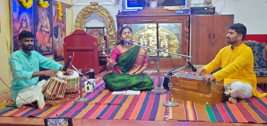 ಪ್ರೇಕ್ಷಕರ ಮನ ಸೆಳೆದ ಸುಷ್ಮಾ ಗಾಯನ 