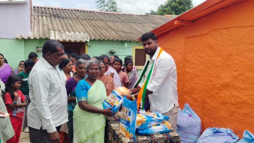 80ನೇ ಸ್ವಾತಂತ್ರ್ಯ ದಿನಾಚರಣೆ ಪ್ರಯುಕ್ತ ಬಡಜನರಿಗೆ 300 ಗೋಧಿ ಇಟ್ಟಿಗೆ ಪ್ಯಾಕೆಟ್ ವಿತರಣೆ