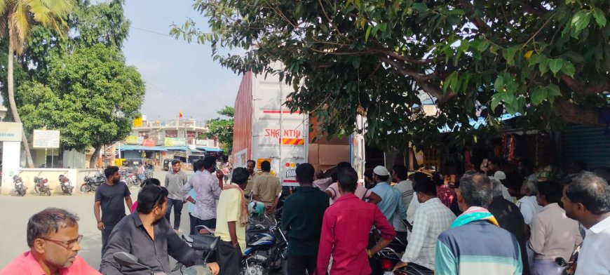 ಜನರಲ್ಲಿ ಆತಂಕ ಮೂಡಿಸಿದ ಕಂಟೈನರ್ ಪೊಲೀಸರ ತಪಾಸಣೆ