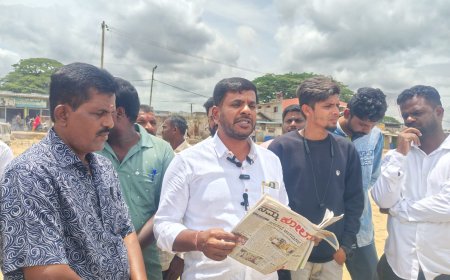 ಕಾನೂನುಬದ್ಧ ಪ್ರಕ್ರಿಯೆ ಪಾಲಿಸದೆ ಹುಲ್ಲು ಮಾರುಕಟ್ಟೆ ತೆರವು ಆರೋಪ: ಬಡ ವರ್ತಕರಿಗೆ ನ್ಯಾಯ ನೀಡುವಂತೆ ವಿ. ಮೋಹನ್ ಕೃಷ್ಣ ಆಗ್ರಹ