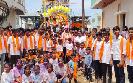 ಶ್ರೀ ವಿನಾಯಕ ಯುವಕರ ಬಳಗದಿಂದ ವಿಜೃಂಭಣೆಯ ಗೌರಿ–ಗಣೇಶ ಮೂರ್ತಿ ವಿಸರ್ಜನೆ