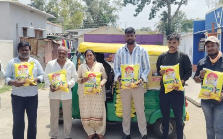 16ನೇ ವಾರ್ಡ್‌ನಲ್ಲಿ ಸಮಾಜ ಸೇವಕ ಪ್ರಕಾಶ್‌ರಿಂದ 300ಕ್ಕೂ ಹೆಚ್ಚು ಮನೆಗಳಿಗೆ ಗೋಧಿಹಿಟ್ಟು ವಿತರಣೆ