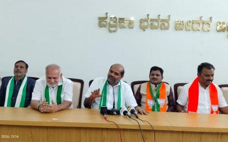ಶಶಿಲ್ ನಮೋಶಿಯವರು ಸಜ್ಜನ ರಾಜಕಾರಣಿಯಾಗಿದ್ದಾರೆ: ಬಂಡೆಪ್ಪ ಖಾಶೆಂಪುರ್
