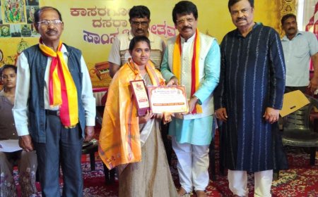 ಅನನ್ಯ ಎಚ್.ಸುಬ್ರಹ್ಮಣ್ಯ ರವರಿಗೆ ಕಾಸರಗೋಡು ದಸರಾ ಕವಿ ಸಾಧಕ ಪ್ರಶಸ್ತಿ  2026